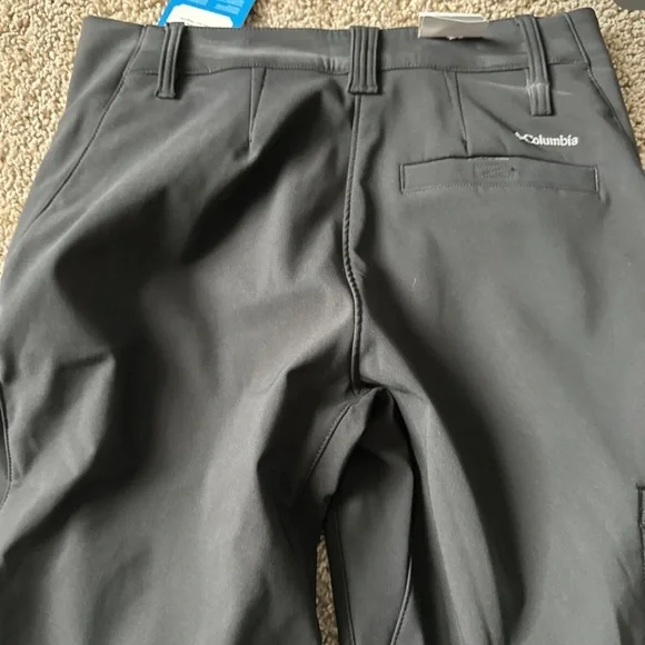 Columbia Women's Back Bea Warm Softshell Pants Black Size 8 Active Omni Shade - Picture 14 of 15